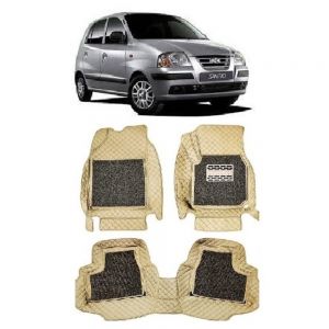 Floor Mats for Santro Xing  - beige